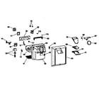 Kenmore 3639537821 dispenser diagram