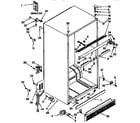 Kenmore 1069638282 cabinet parts diagram