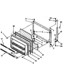 Freezer door parts