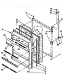 Refrigerator door parts