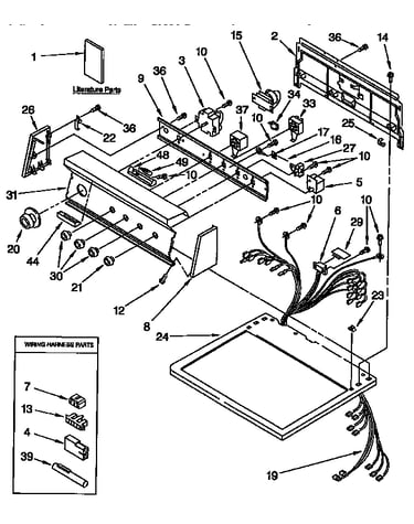 Top and console parts