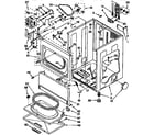 Kenmore 36396593200 cabinet parts diagram