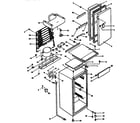 Kenmore 5649933610 refrigerator cabinet parts diagram