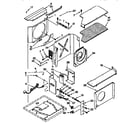 Kenmore 1069721851 airflow and control parts diagram