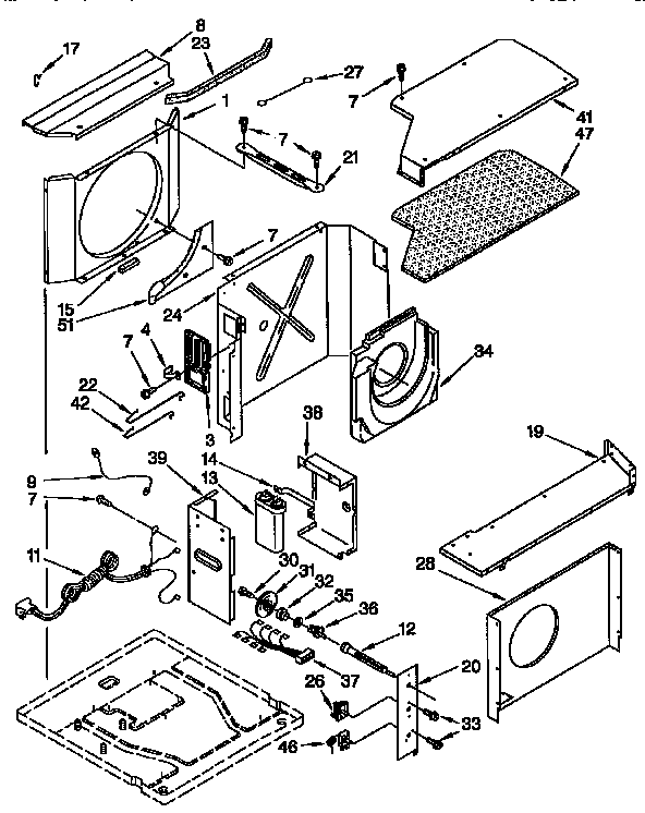 Airflow and control parts
