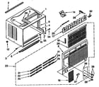 Kenmore 1069721851 cabinet parts diagram