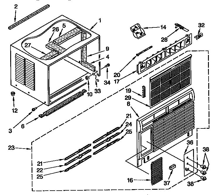 Cabinet parts