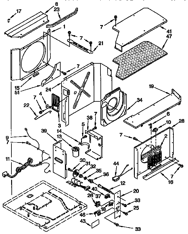 Airflow and control parts