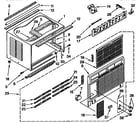 Kenmore 1069721571 cabinet parts diagram