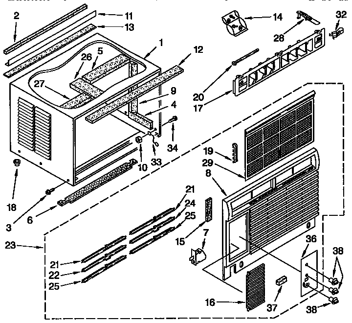 Cabinet parts