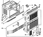 Kenmore 1069722990 cabinet parts diagram