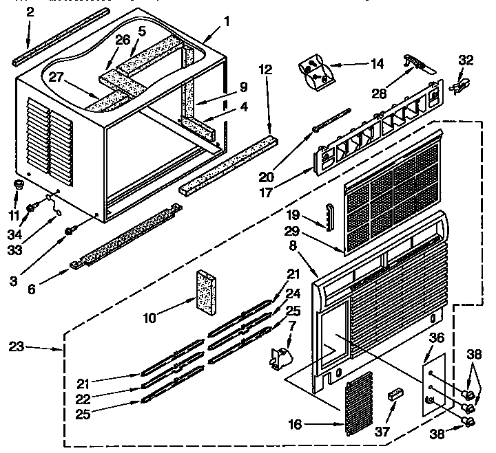 Cabinet parts