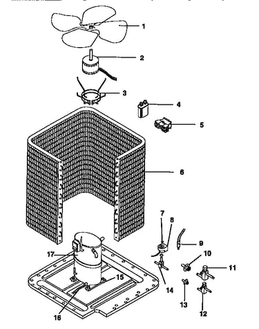 Cooling condenser