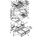 Kenmore 1069738862 shelf parts diagram