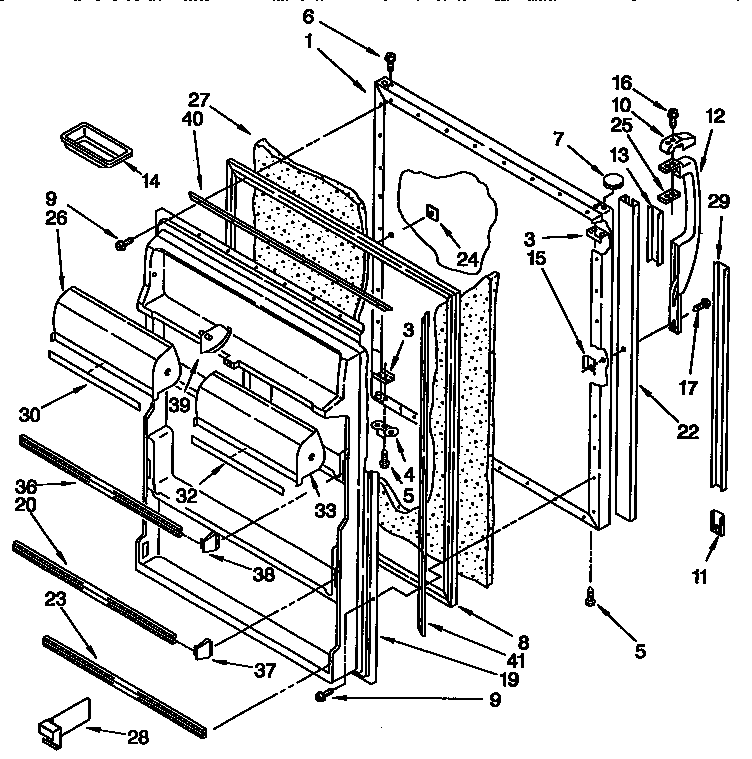 REFRIGERATOR DOOR PARTS