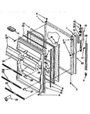 Refrigerator door parts