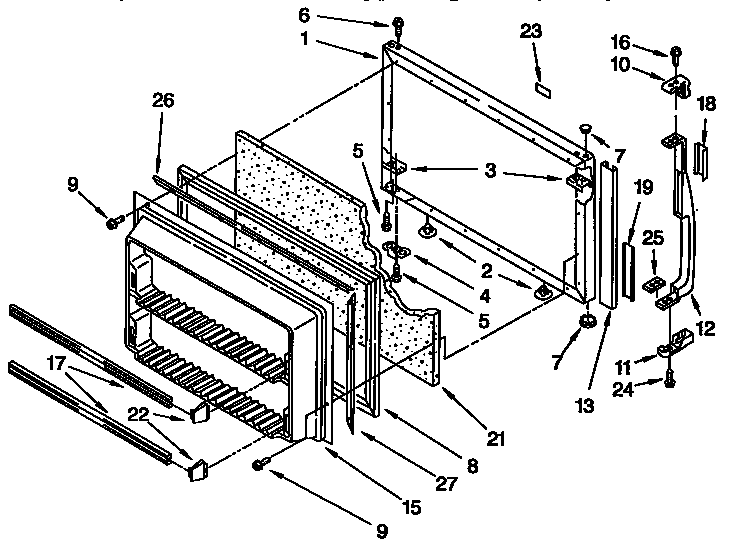 FREEZER DOOR PARTS