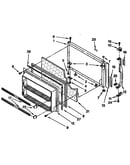 Freezer door parts
