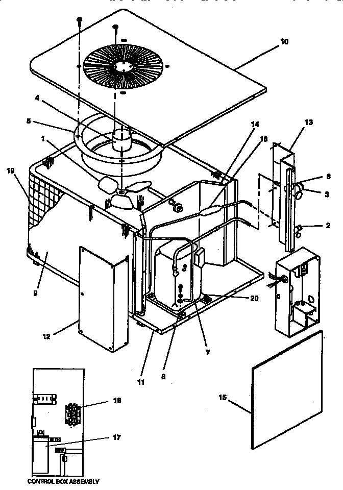 Cooling condenser