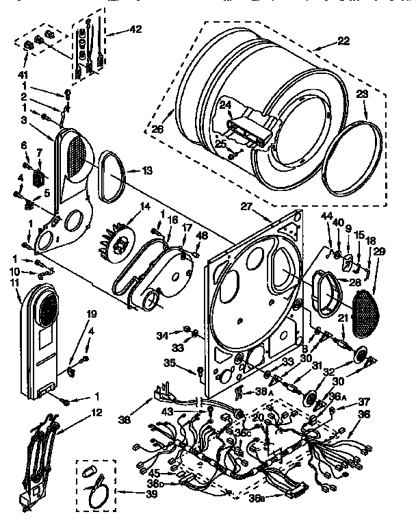 Dryer bulkhead parts