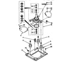 Kenmore 11098573100 machine base parts diagram
