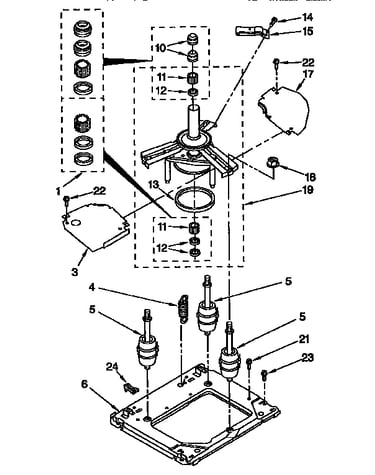 Machine base parts