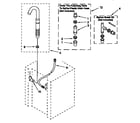 Kenmore 11098573800 washer water system parts diagram