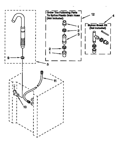 Washer water system parts