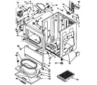 Kenmore 11096590110 cabinet parts diagram