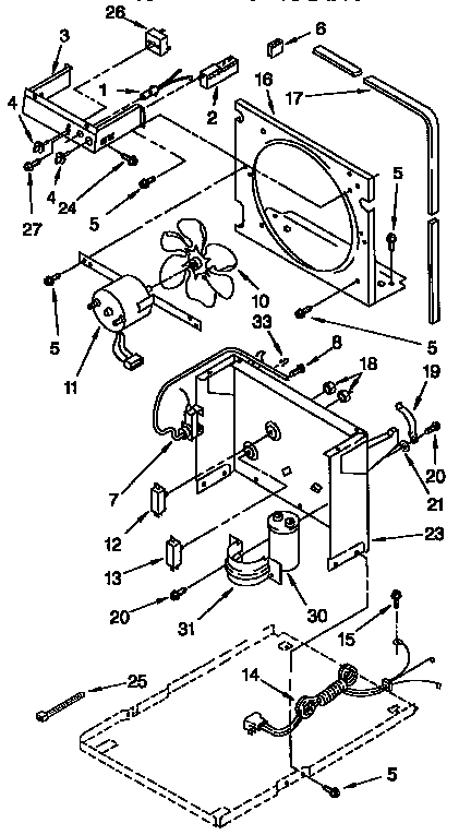Frame and control parts