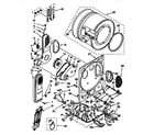 Kenmore 11098575100 dryer bulkhead parts diagram