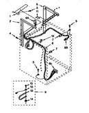 Dryer support and washer parts cabinet harness parts