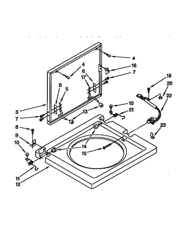 Washer top and lid parts