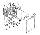 Kenmore 11098575100 washer cabinet parts diagram