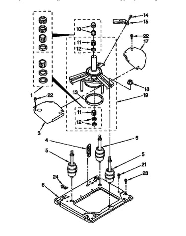 Machine base parts