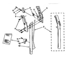 Kenmore 1163471290 handle parts diagram