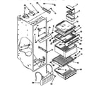 Kenmore 1069542821 refrigerator liner parts diagram