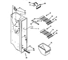 Kenmore 1069542821 freezer liner parts diagram