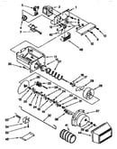 Motor and ice container parts