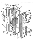 Freezer door parts