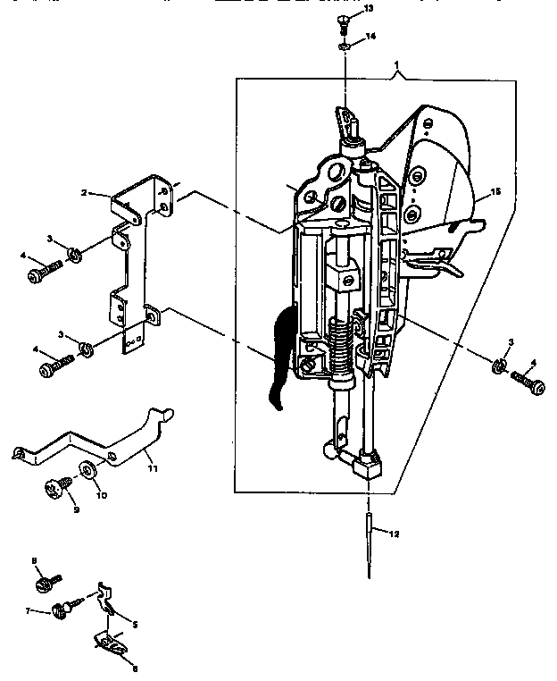 COAXIAL PRESSER BAR SYSTEM