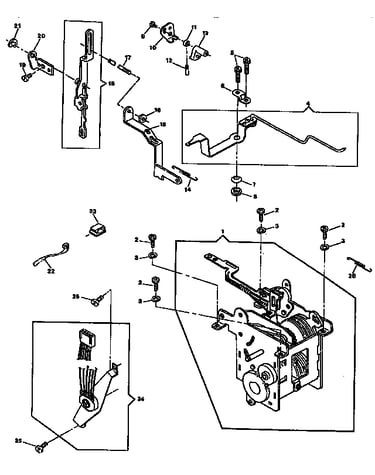 Pattern stitch length control and cam controlled feed