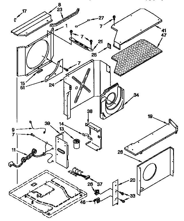 Airflow and control parts