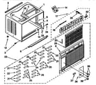 Kenmore 1069741810 cabinet parts diagram