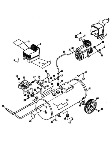 Air compressor diagram