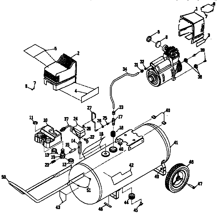 Air compressor diagram