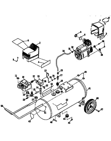 Air compressor diagram