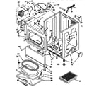 Kenmore 11097590810 cabinet parts diagram