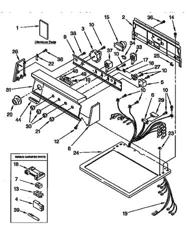 Top and console parts
