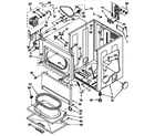 Kenmore 11096593210 cabinet parts diagram
